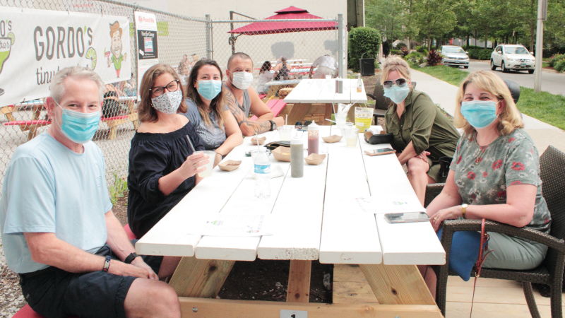Lakeshore East Beer & Food Garden